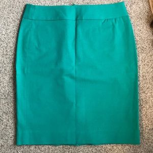 Green pencil skirt